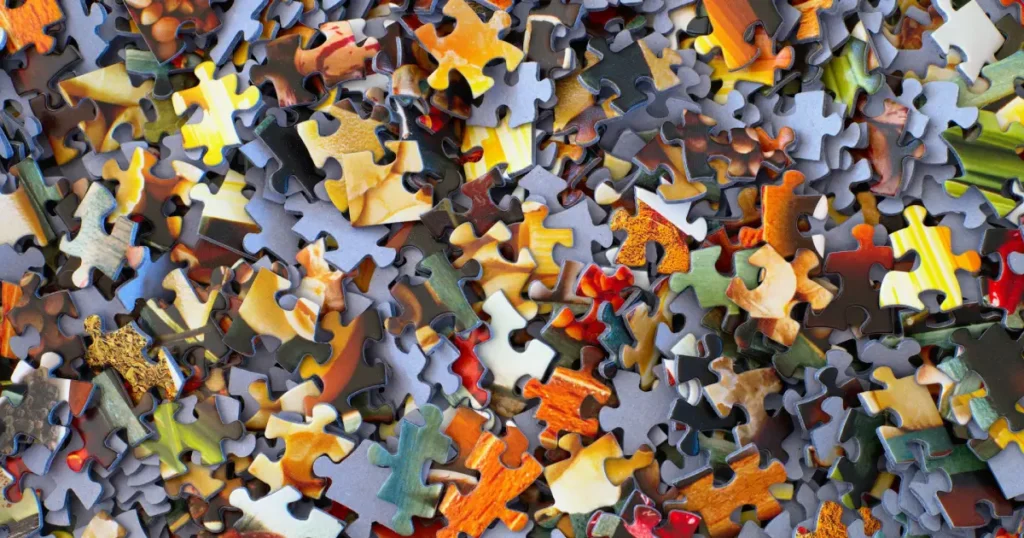 colorful jigsaw puzzles