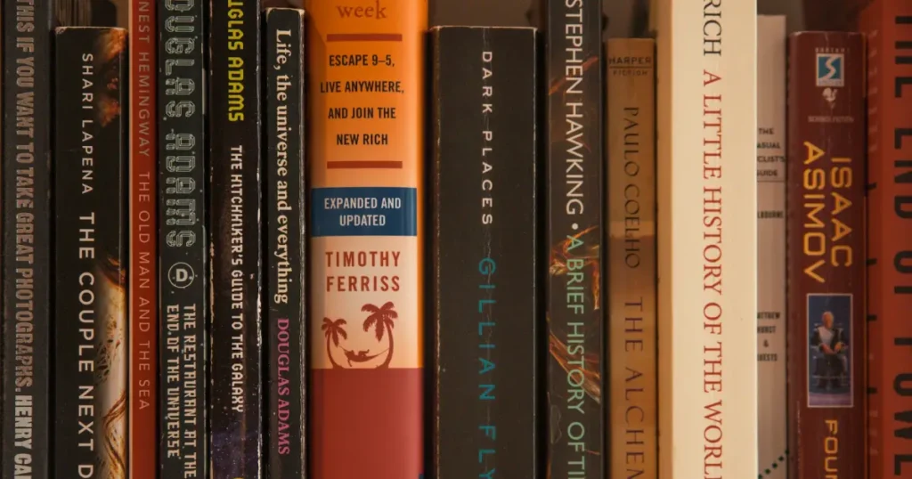 assortment of books