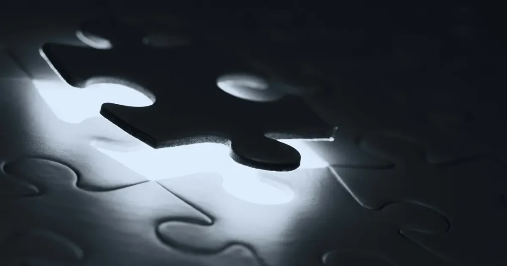 hovering jigsaw puzzle